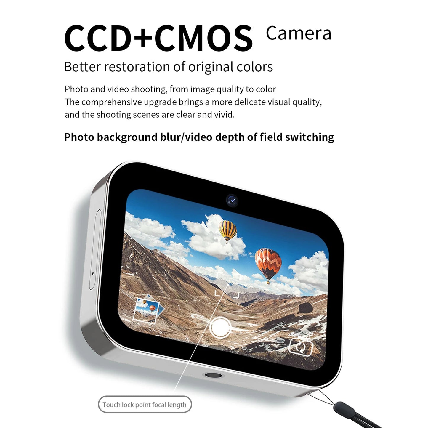 4K CCD Digital Camera 64MP