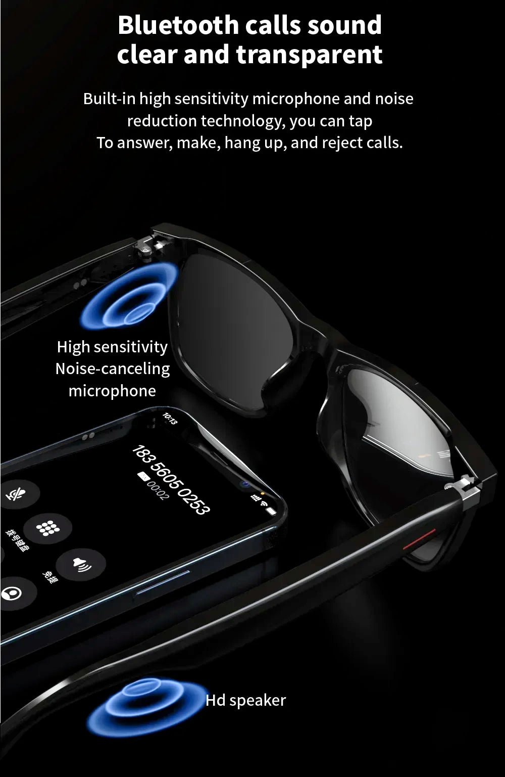 Camera Smart Music Sunglasses