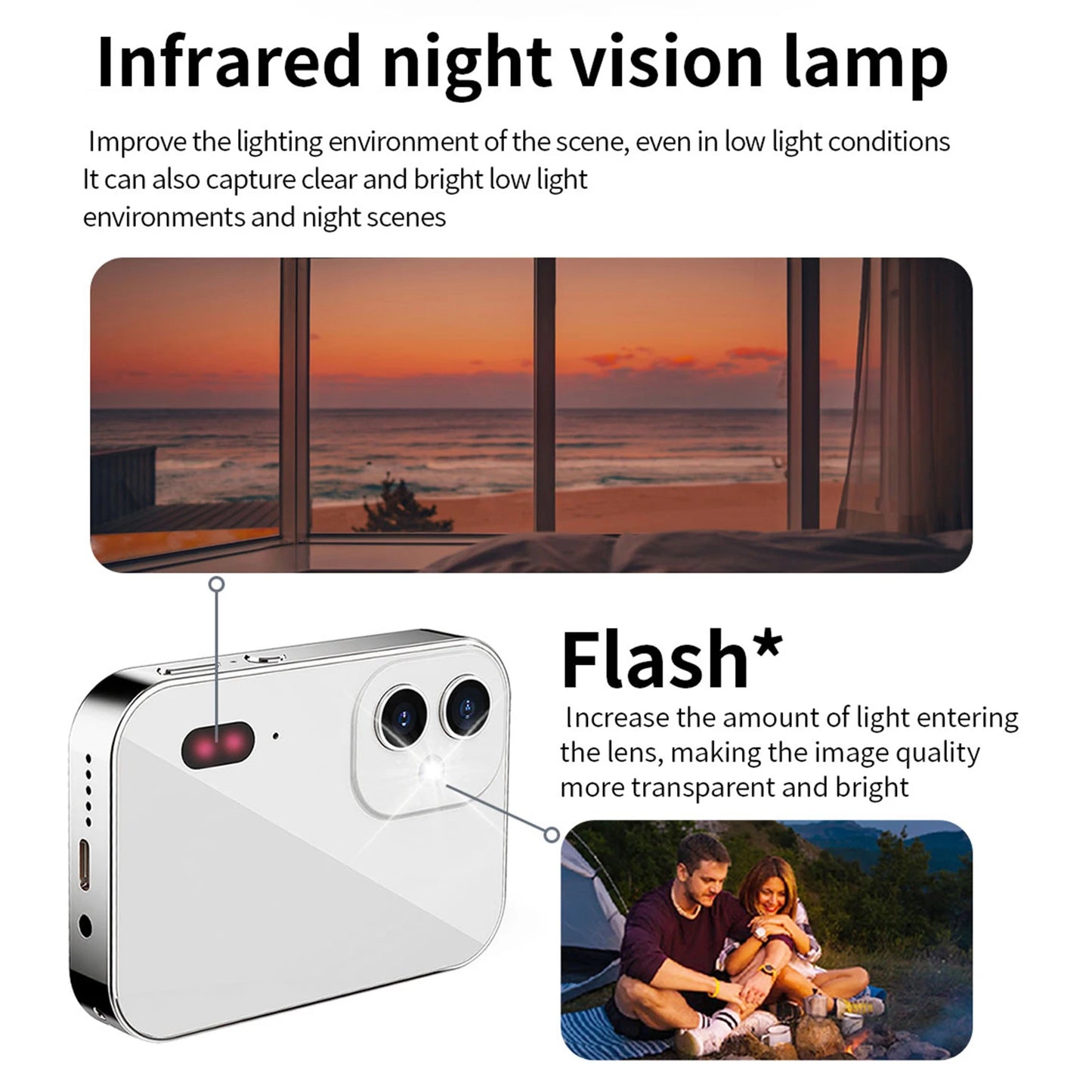 4K CCD Digital Camera 64MP