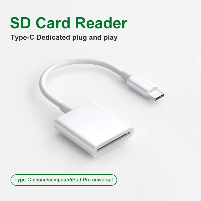 Type C To SD TF Memory Card Adapter