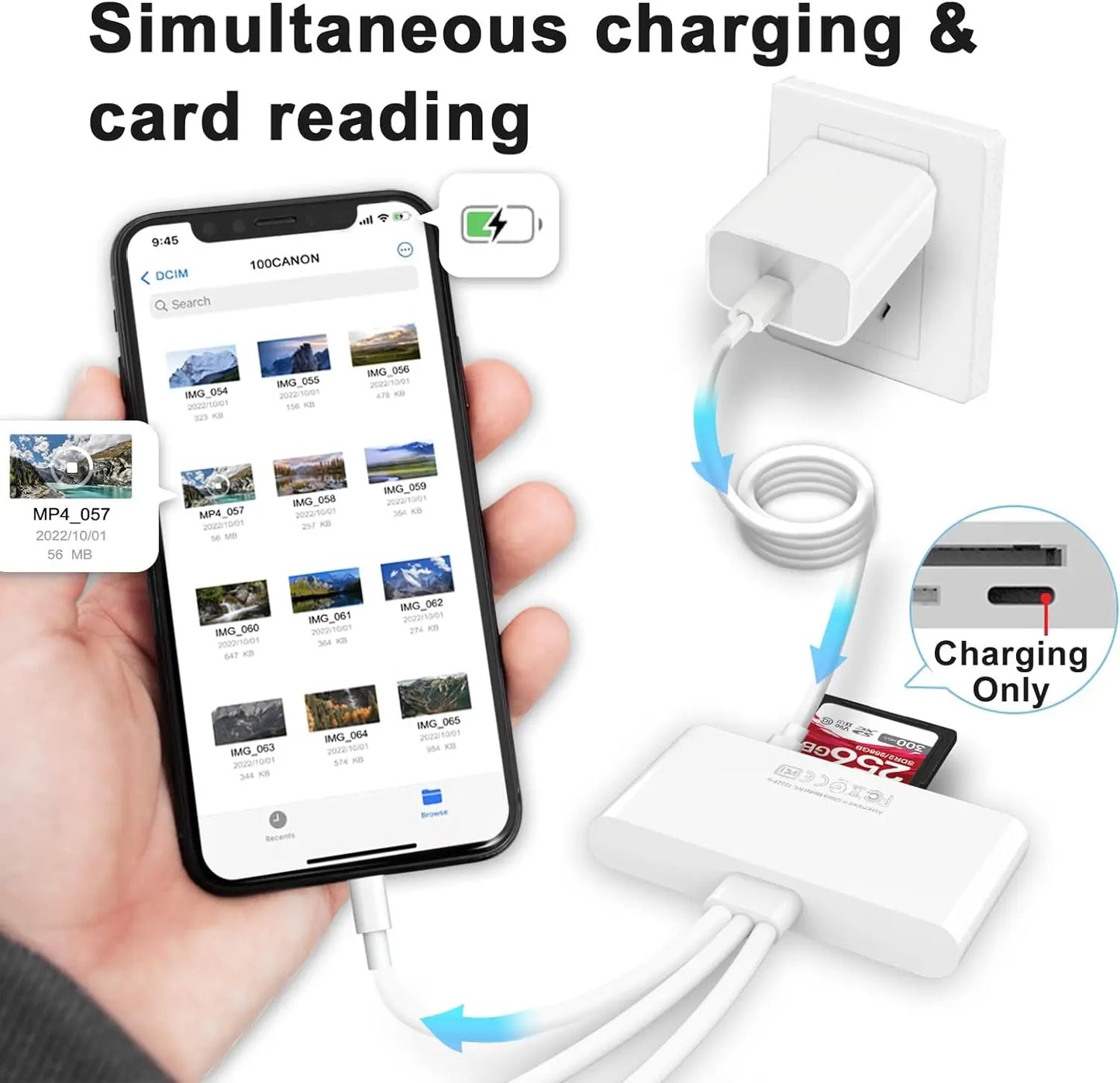 5-in-1 Memory Card Reader