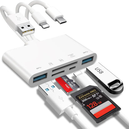 5-in-1 Memory Card Reader