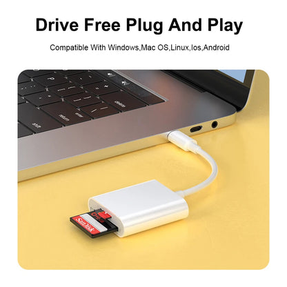 Type C To SD TF Memory Card Adapter